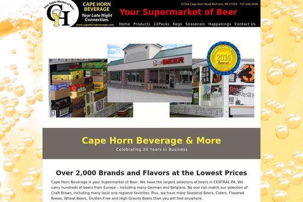 capehornbeverage.com site used Chb