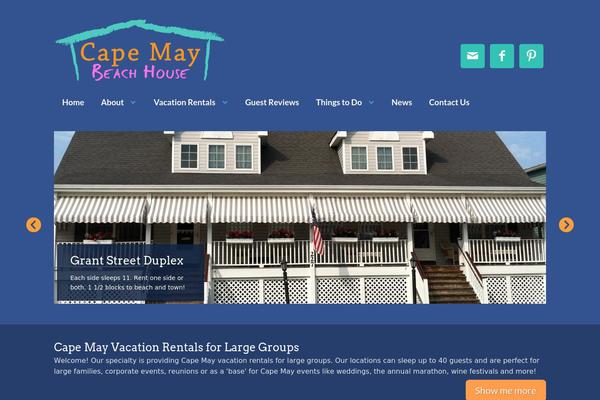 Resort theme site design template sample