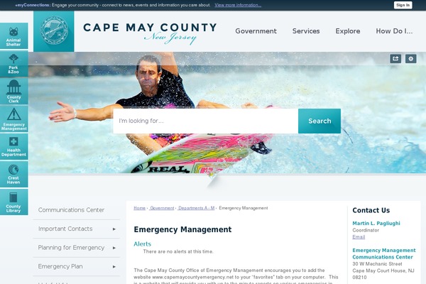 capemaycountyemergency.net site used Precisio-pro