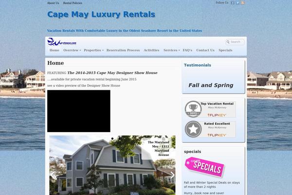 Voyage theme site design template sample