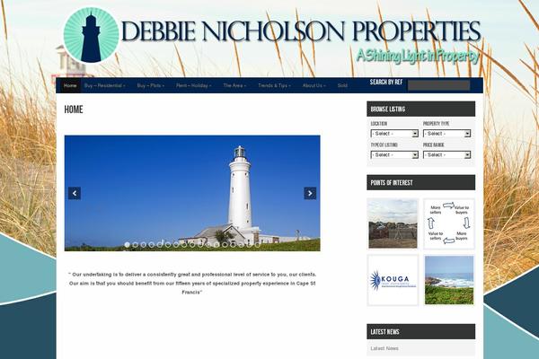 avenue theme site design template sample