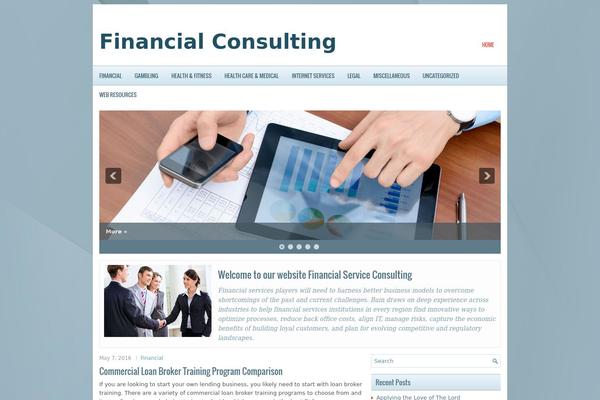 theBusiness theme site design template sample