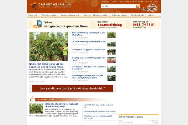 caphedaklak.com site used Coffee-theme