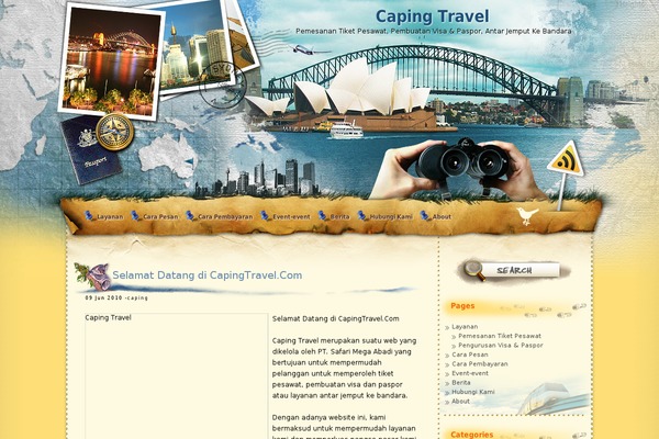 Postage-sydney theme site design template sample