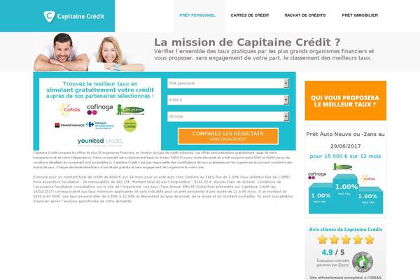 capitaine-credit.com site used Flatco-v3.4