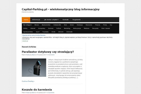 Wp Radiance 1.0.3 theme site design template sample