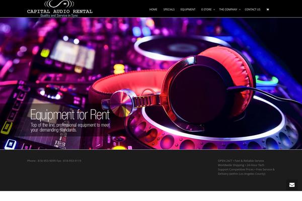 Capital theme site design template sample