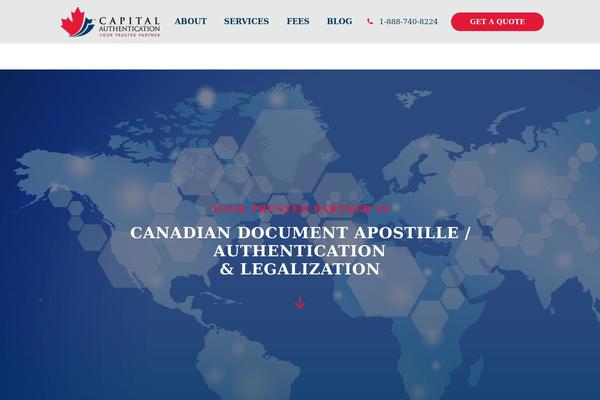 Cai theme site design template sample