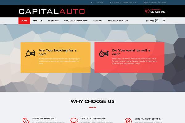 Motors theme site design template sample
