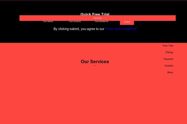 Impreza theme site design template sample