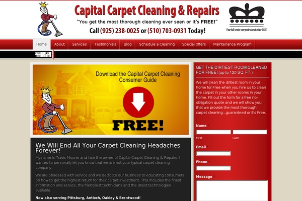 capitalcarpetcleaningpro.com site used Capital