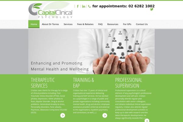 Site using Magicdust-testimonials plugin