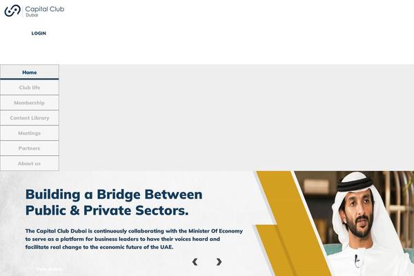 capitalclubdubai.com site used Astrachildtheme