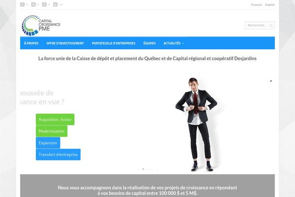 Quadrum theme site design template sample