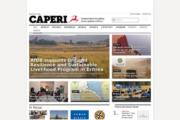 Newsy theme site design template sample