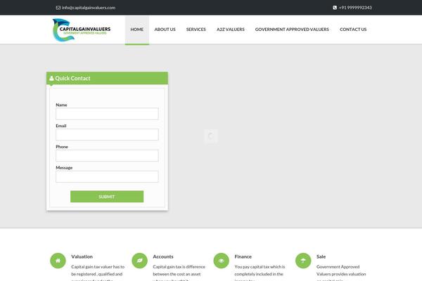 RealEstate theme site design template sample