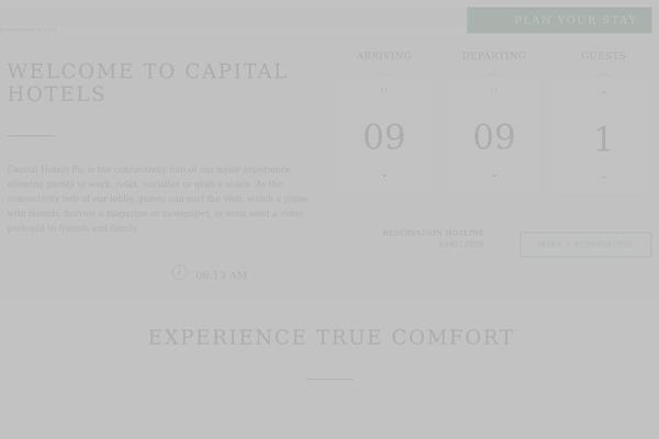 Site using Wp-hotelier plugin