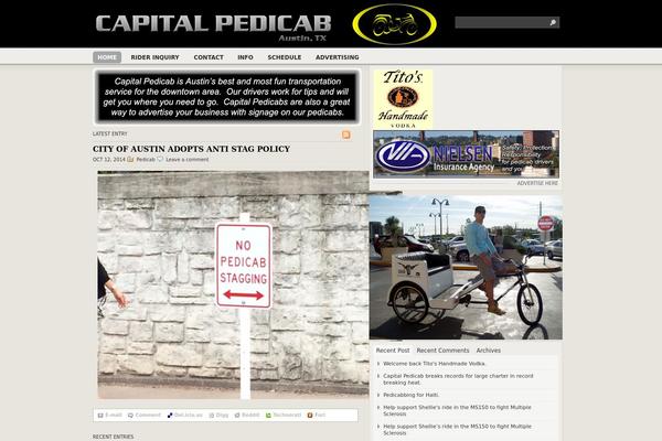 Daily Press theme site design template sample