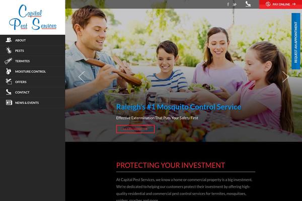 Capital theme site design template sample