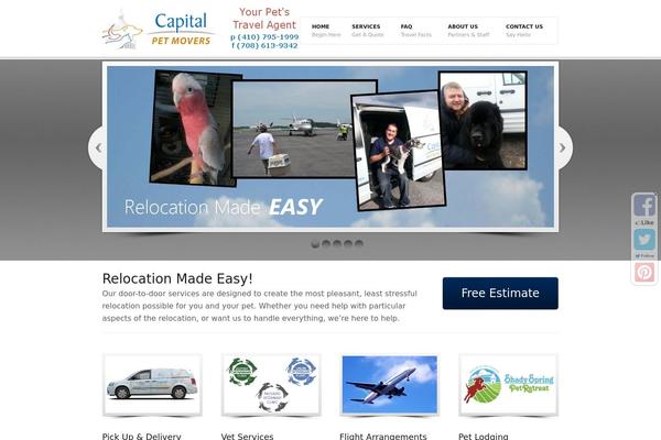 Prospect theme site design template sample