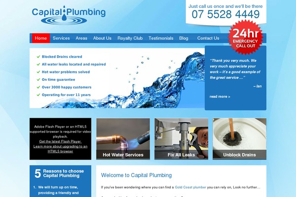 Catalyst theme site design template sample