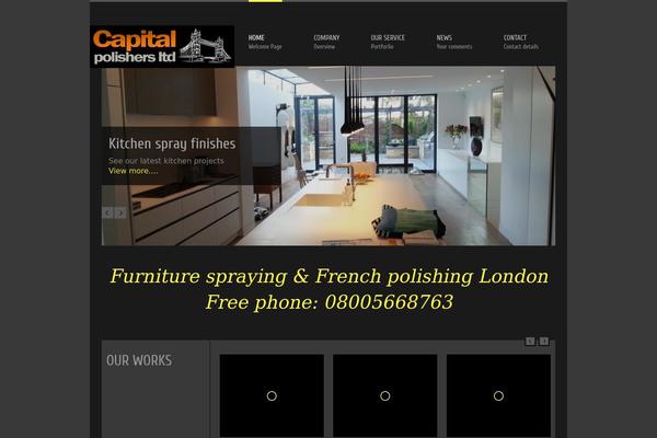 Capricorn theme site design template sample