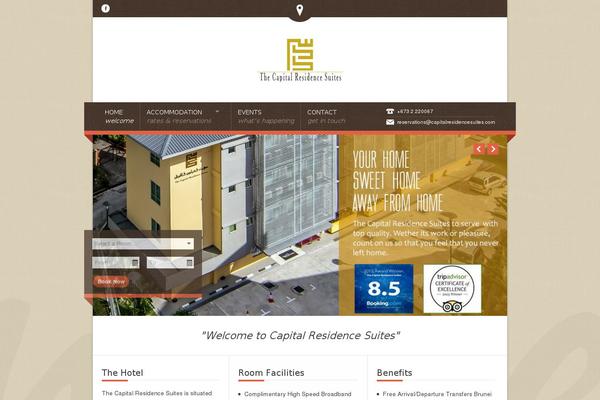 Nice Hotel theme site design template sample