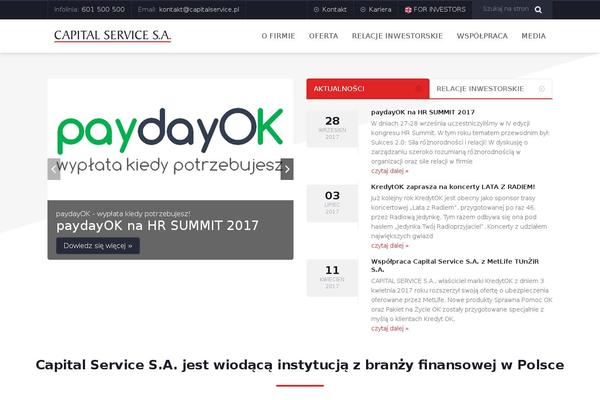 Cs theme site design template sample