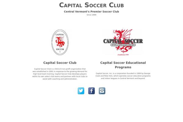 Capital theme site design template sample