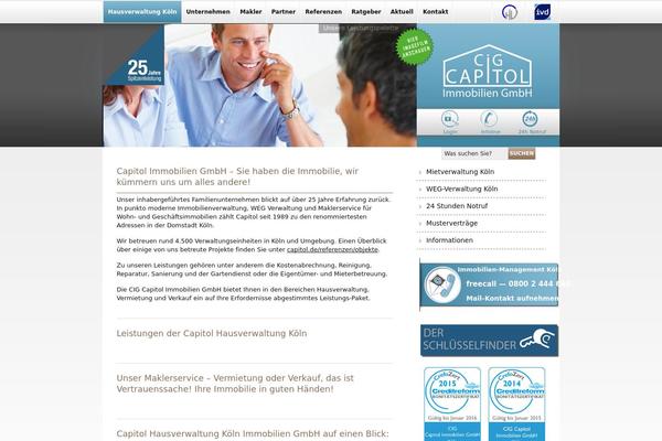 Capitol theme site design template sample