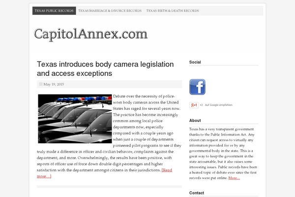 Prose theme site design template sample