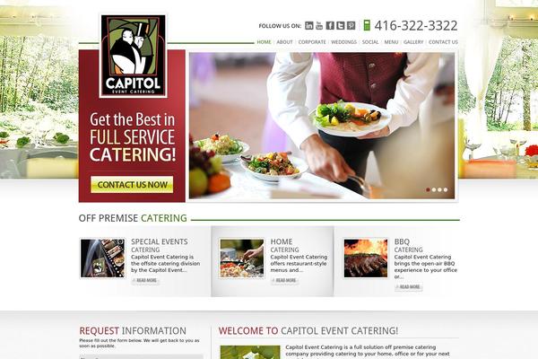 Capitol theme site design template sample