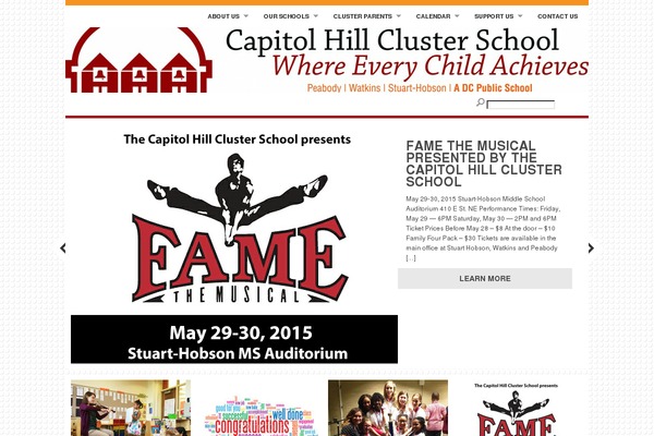 capitolhillclusterschool.org site used Organic_bold_blue