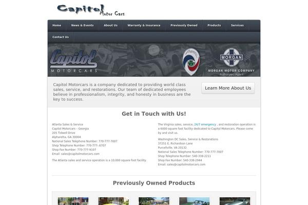 Akita theme site design template sample