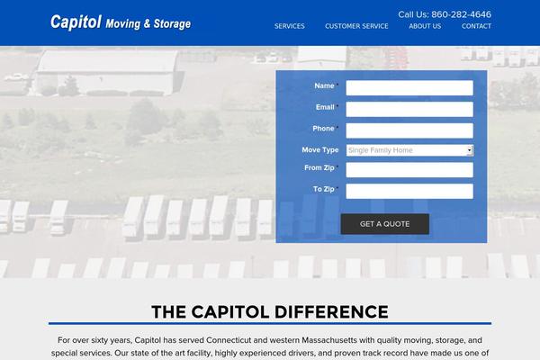 Capitol theme site design template sample