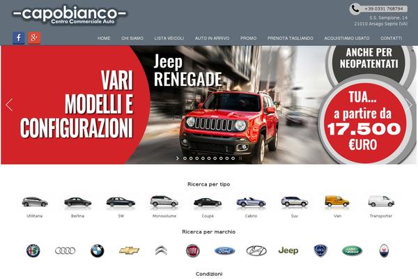capobiancoauto.it site used Gestionaleauto_20151029
