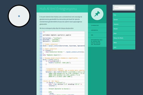 Flounder theme site design template sample