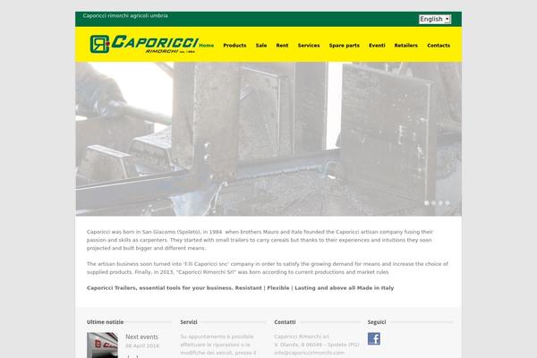 Gather theme site design template sample
