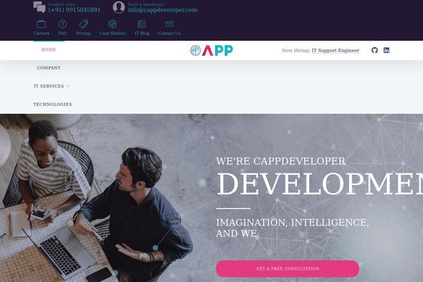 Site using Animated Headline plugin