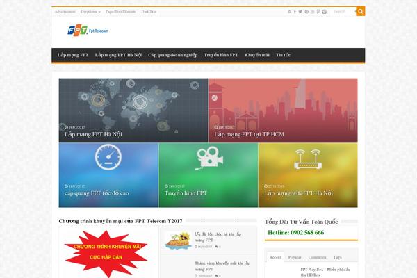 Sahifa theme site design template sample