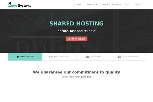 Servereast theme site design template sample