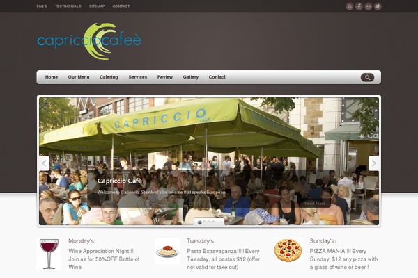 Thunder theme site design template sample
