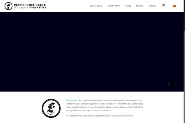caprichodelfraile.es site used Tema