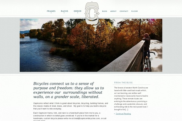 Capricorn theme site design template sample
