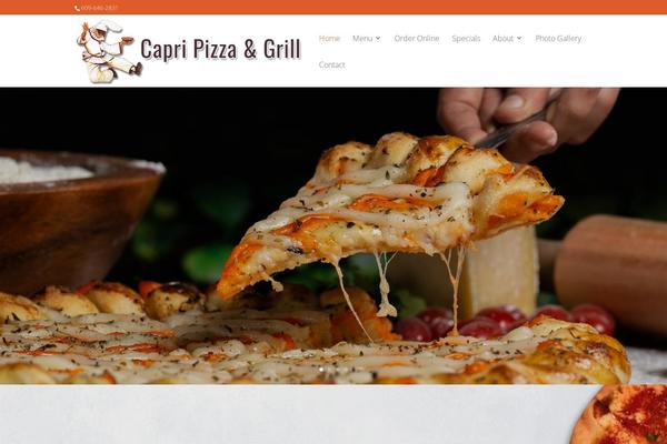 Site using Divi-restro-menu plugin