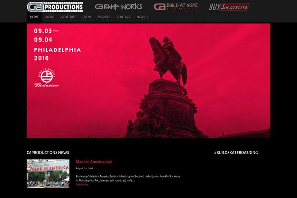 caproductions.com site used Brew-master