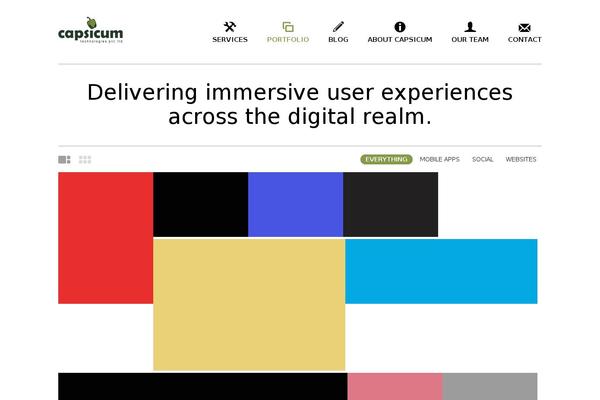 Daisho theme site design template sample