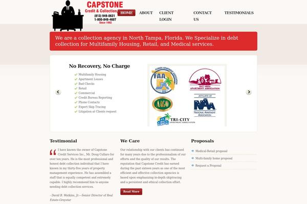 capstonecollections.com site used Over Easy