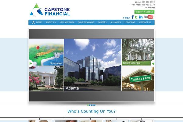 Capstone theme site design template sample