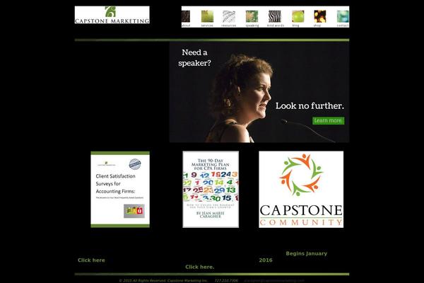 Capstone theme site design template sample